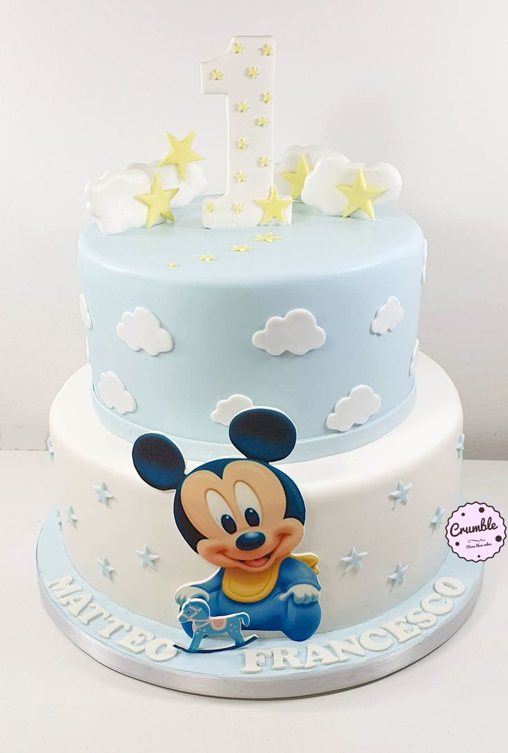 BABY MICKEY MOUSE CAKE Torta topolino, Torte, Torta a tema