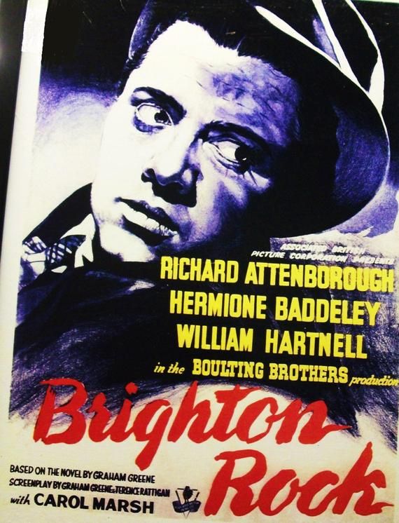Brighton Rock Richard Attenborough movie poster