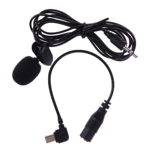 Professional 3 5mm Jack Active Clip Mic Microphone Mini Usb Audio Adapter Cable For Gopro Hero 3 3 4 Camera Smartphone Gopro Hero 3 Usb Microphone Gopro Hero