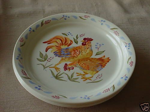 4 corelle country morning dinner plates new & unused | Ware FC 4 corelle country morning dinner plates new & unused | Ware FC
