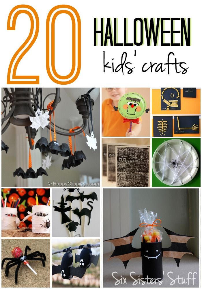 20 diy halloween kids craft ideas