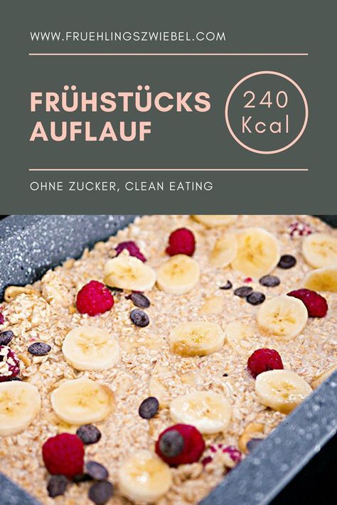 Baked Oatmeal Grundrezept - Meal Prep fürs Frühstück