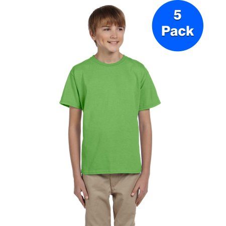 Fruit of the Loom Big Boys5 Pack Crew Neck Tee