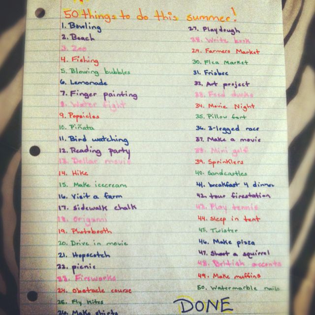group to do lists