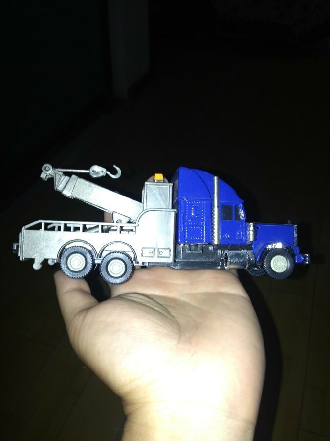 Peterbilt Tow Truck Wrecker Diecast Car Model Toy 1:43 15cm