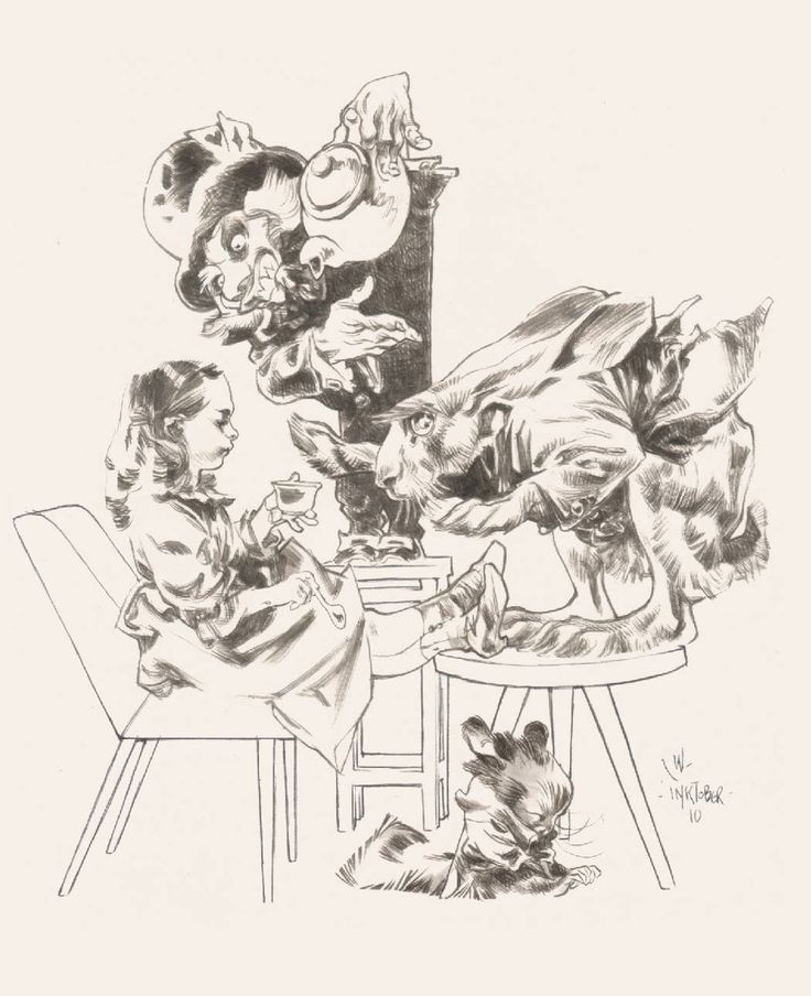 naughty no tea inktober 10