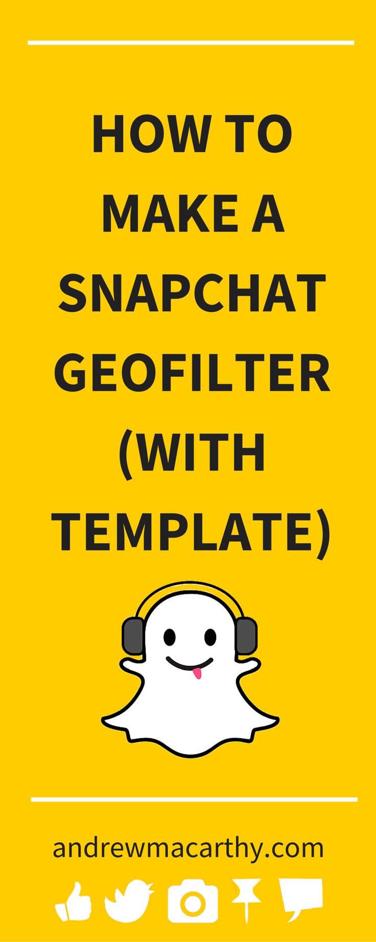 15 Best Snapchat Marketing For Businesses Images On Pinterest Social Media Marketing Inbound Snapchat Geofilter Template Psd