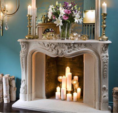 Best 25+ Candles in fireplace ideas on Pinterest | Candle fireplace Fake fireplace and Candels
