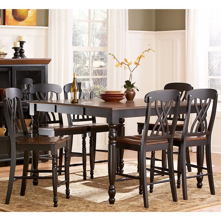 Black And White Dining Room Sets best 20+ black dining table set ideas on pinterest | farmhouse Black And White Dining Room Sets best 20+ black dining table set ideas on pinterest | farmhouse