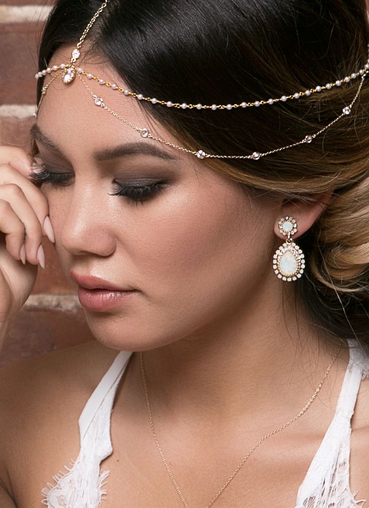 Maria Opal & Moonstone Earrings