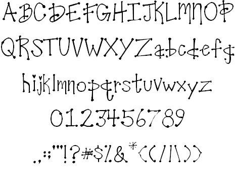 writing fonts