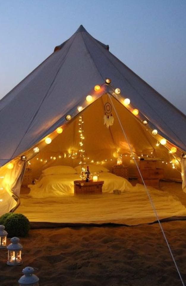 Pin by Maaike Annali on My Bohemian Style | Tent glamping Verlichting voor op de camping kamperen.tips