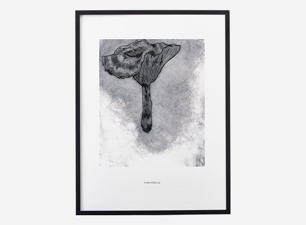 Ig0800 Ilration W Frame Chanterelle Black 30x40 Cm House Doctor Wall Decor - House Doctor Picture Frame Ig0800 Ilration W Frame Chanterelle Black 30x40 Cm House Doctor Wall Decor - House Doctor Picture Frame