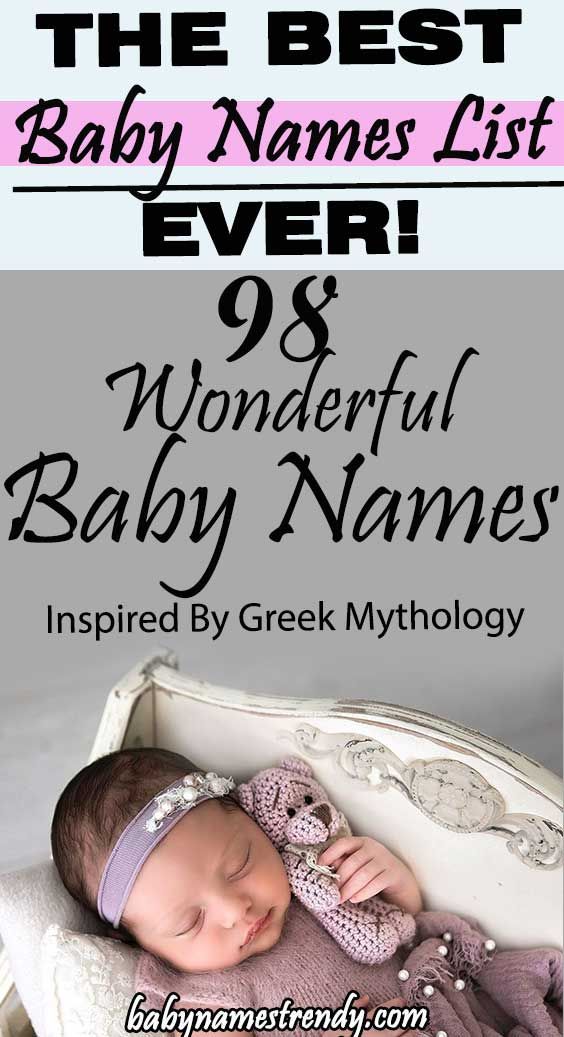 98 Wonderful Baby Names Inspired By Greek Mythology Nombres para 98 Wonderful Baby Names Inspired By Greek Mythology Nombres para