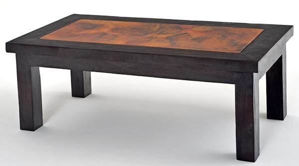This Copper Coffee Table Is Made With A Farm Base And Hand Hammered Top Insert Update Furniture This Copper Coffee Table Is Made With A, Custom Made Copper Coffee Table