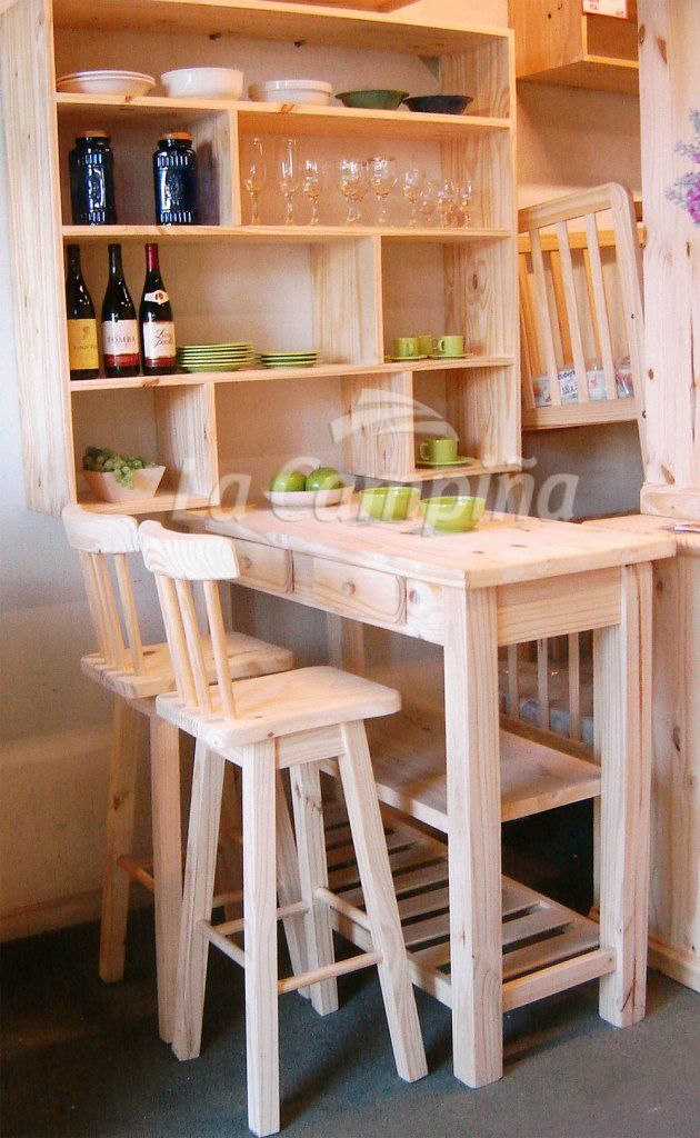 Cocina Desayunador Y Biblioteca Especial Muebles De Cocina