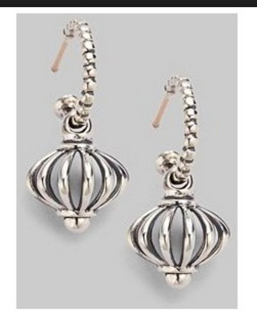 New Lagos Sterling Silver Earrings Birdcage Hoop Drop Dangle New Lagos Sterling Silver Earrings Birdcage Hoop Drop Dangle Jewelry Pinterest And