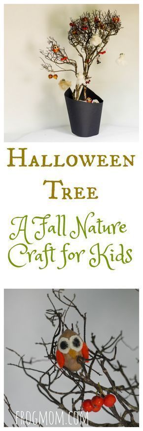 Halloween Tree 2019 This Waldorf-inspired #Halloween Tree is made exclusively