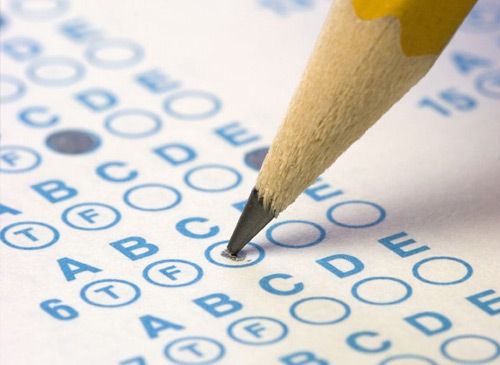 make multiple choice test