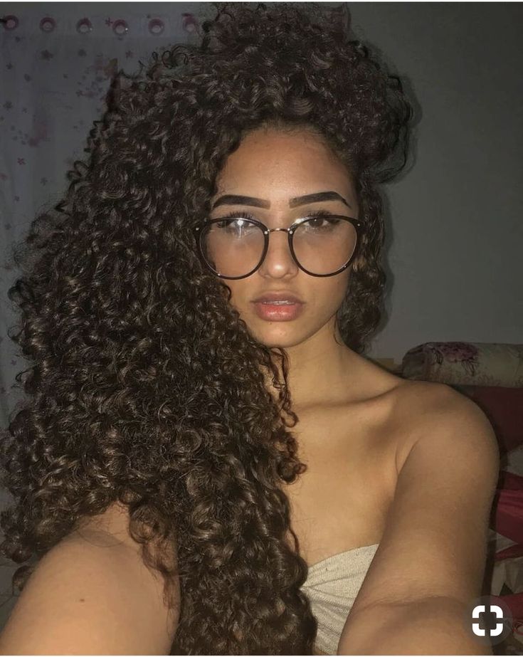 Shaved long hair curly secretary