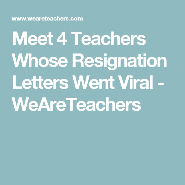 Best 25+ Teacher resignation letter ideas on Pinterest Sample of - sample teaching resignation letters Best 25+ Teacher resignation letter ideas on Pinterest Sample of - sample teaching resignation letters