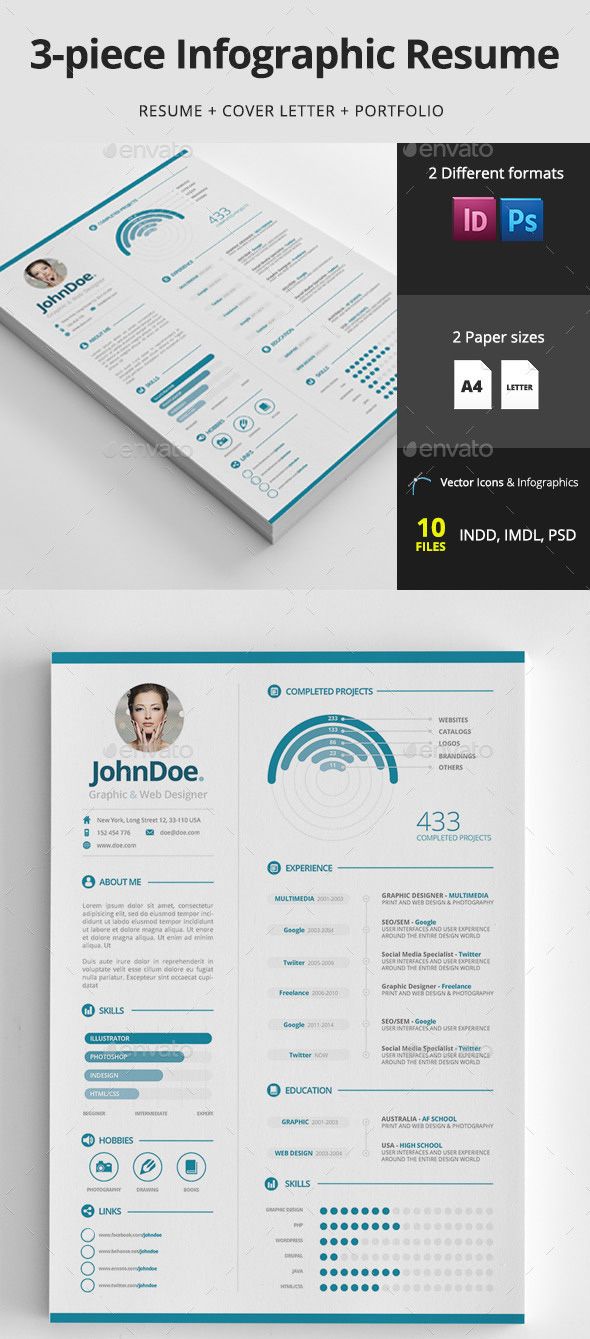 infographic resume templates