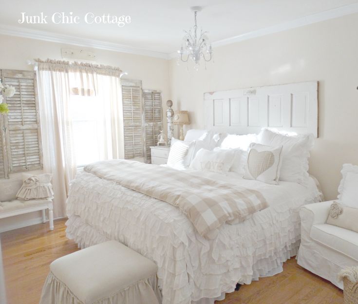 10+ Fantastic White Shabby Chic Bedroom Ideas Collection - Room
