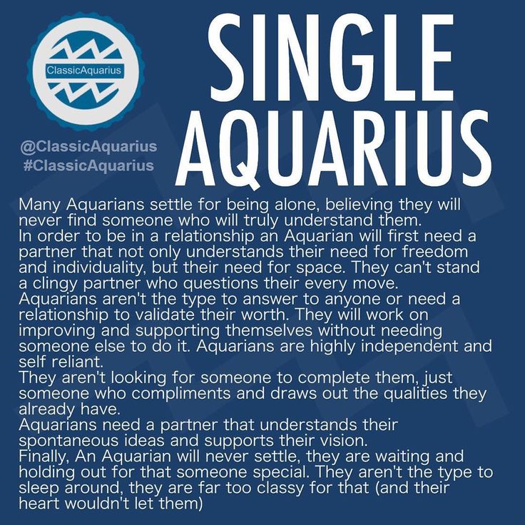 What an aquarius man needs in a woman