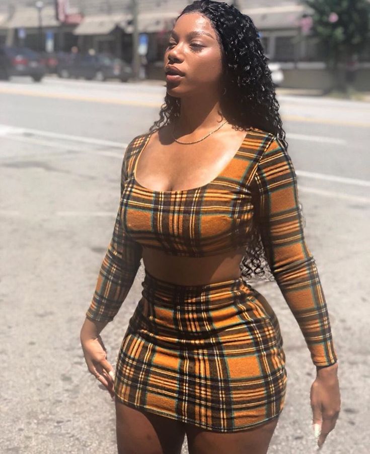 Miniskirt ebony fit sexy