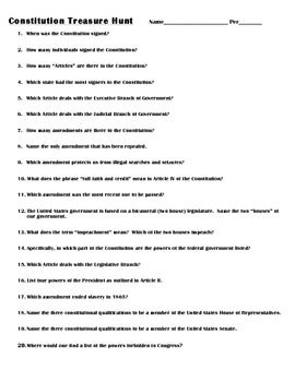 Consution Day Lesson Scavenger Hunt Perfect Supplement For Consution Day Lesson Scavenger Hunt Perfect Supplement For Tpt Social Stus Lessons Teaching