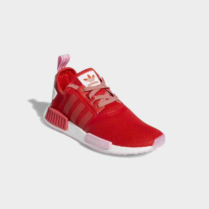 womens red adidas running shoes