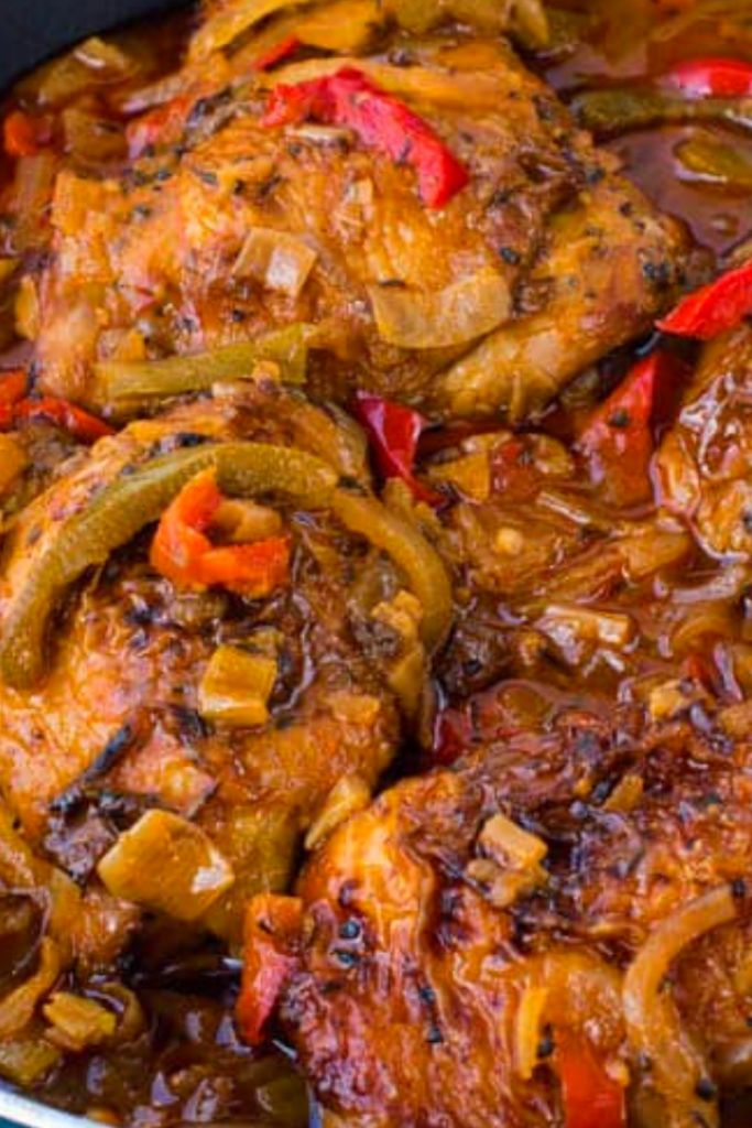 AUTHENTIC JAMAICAN BROWN STEW CHICKEN | Jamaican dishes, Brown stew