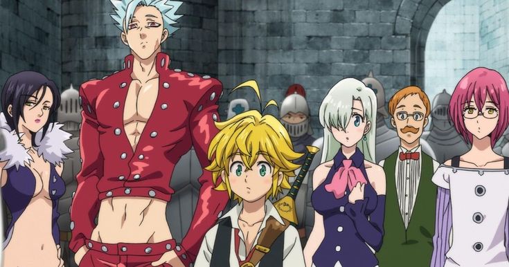 Nanatsu no taizai Nanatsu no taizai mangá, Nanatsu, Anime sete pecados capitais