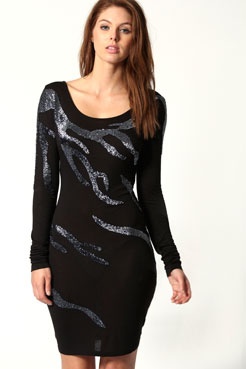 Lionetta cage dress black Lionetta cage dress black