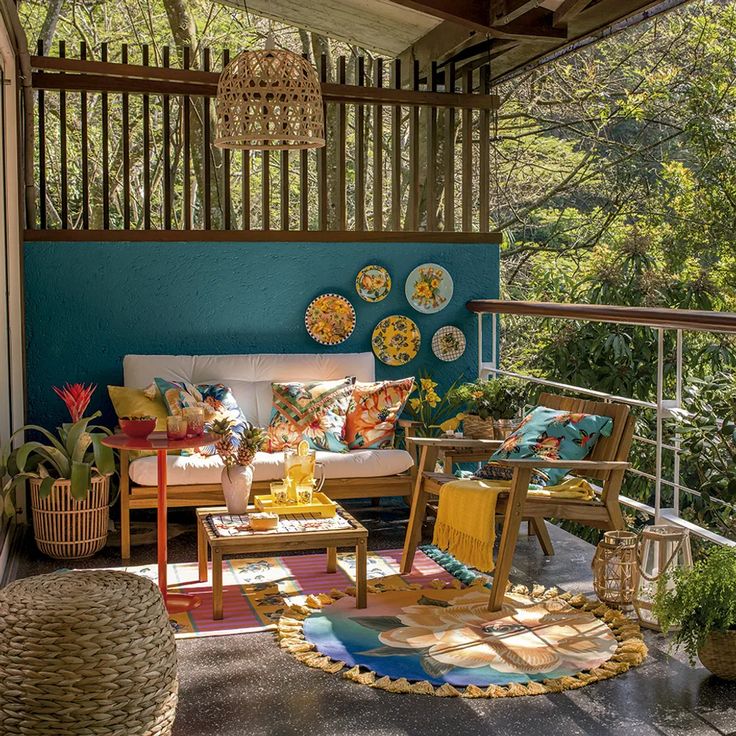 Tapete Redondo 1 M Multicor Jardim Tropical Tok Stok House Restoration Outdoor Decor Landscaping Outdoor Decor, Tropical Outdoor Decorating Ideas