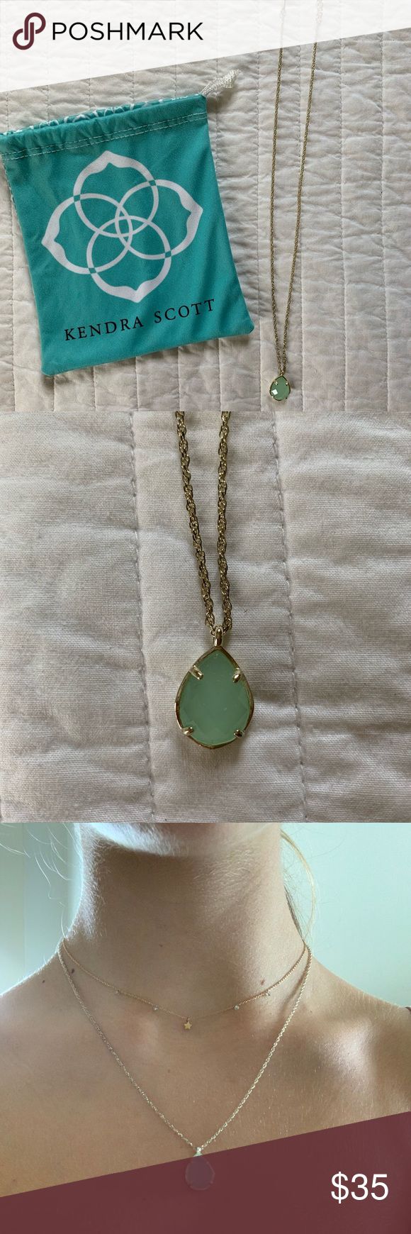 Gold Kendra Scott pendent necklace | Pendent necklace, Womens jewelry
