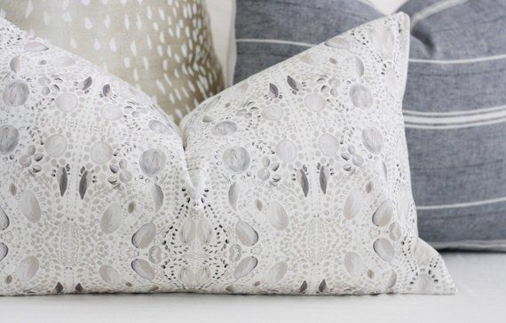 Paisley Pillow Paisley Pillow Cover Denim Pillow Cover Faded Floral Pillow