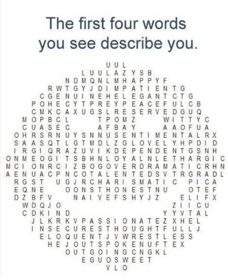 3 words that describe you