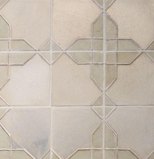 this collection of unique terracotta tiles layers luxurious metallics mixed with rich colors to create endless