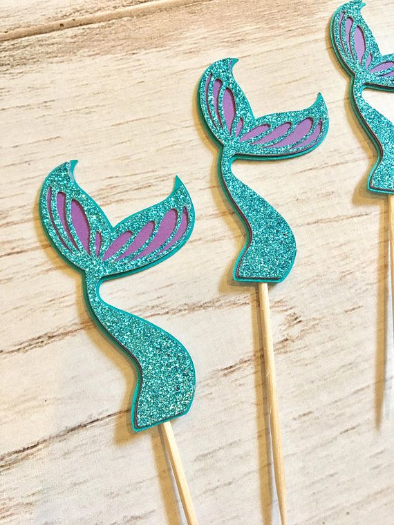 Mermaid Toppers Tail Theme Party Set Of Mermaid Tail Toppers Theme Party Set Of 12 In 2018 Bridal Shower Pinterest Tailermaid S