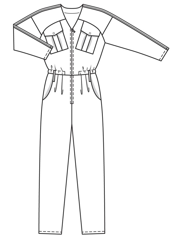 Simplicity Creative Group - Burda Style Jumpsuit DIY: Sewing Jumpsuit pattern, P