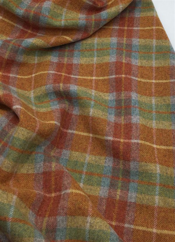 Light Plaid Great to DYE Rug Hooking Wool Applique Penny Quilt 1//4 YARD!!!