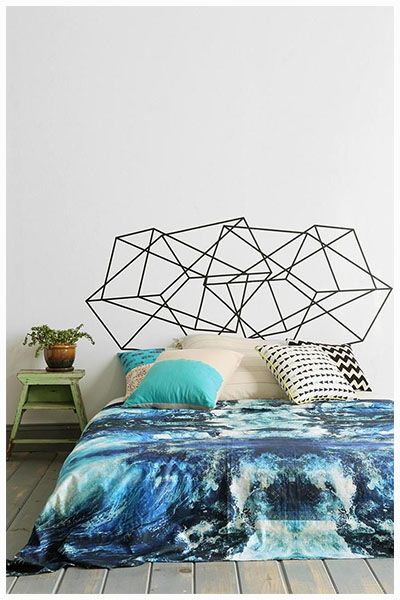 Decorative Headboards best 25+ washi tape headboard ideas on pinterest | washi tape wall Decorative Headboards best 25+ washi tape headboard ideas on pinterest | washi tape wall
