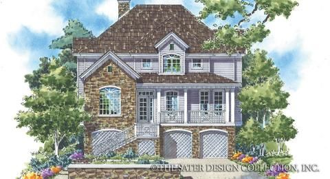 The Lake Tahoe home plan has 2534 sq feet of living area The floor