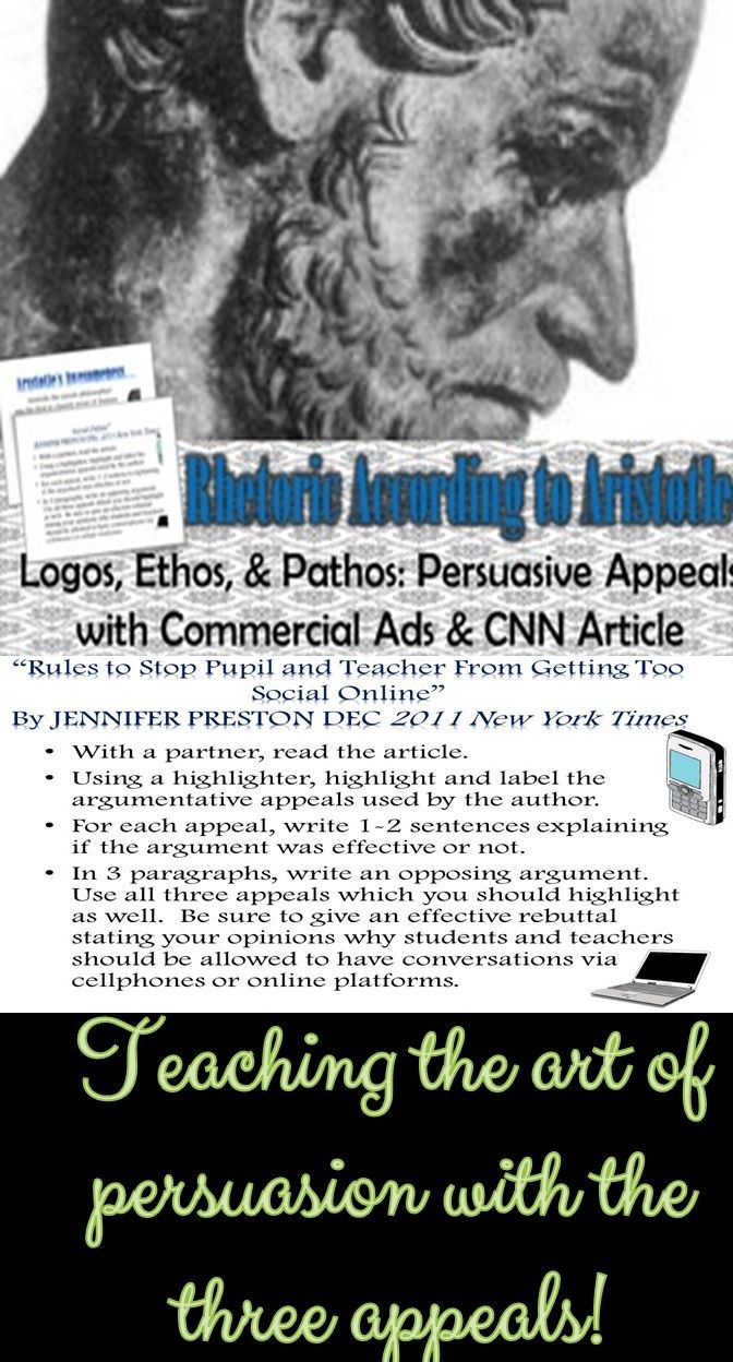 Discuss three appeals ethos essay