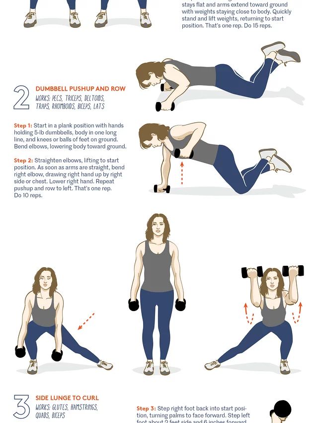 8 Bodyweight Exercises You Can Do Anywhere Workout Tumblr Dumbbell Workout Dumbbell