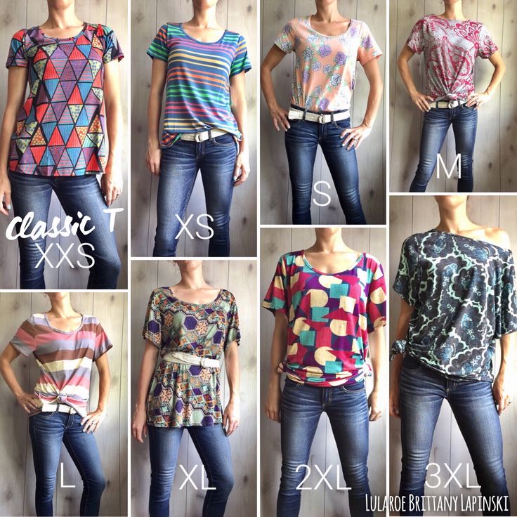 lularoe classic t in every size styled lularoe lularoe size chart