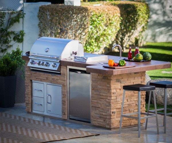 Thrifty Bull Bbq Grill Island Outdoor Kitchens At Hayneedle Bull BBQ Grill Island 68030 | Build outdoor kitchen