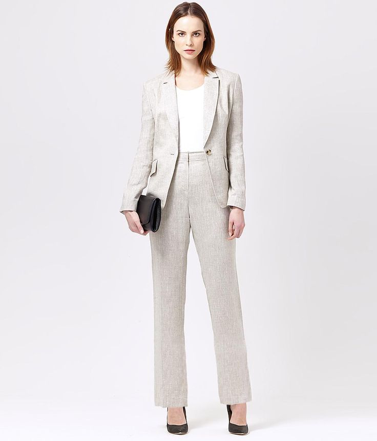 Pure Linen Trouser Suit Women S Suits Austin Reed Suits For Women Casual Fall Outfits Fashion Clothes Women