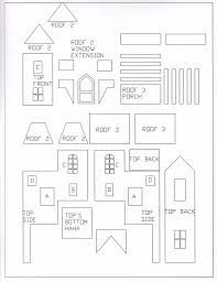 gingerbread house templates